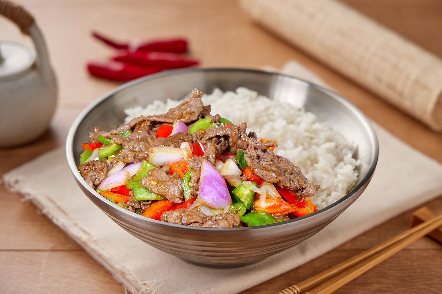 黑椒炒牛肉